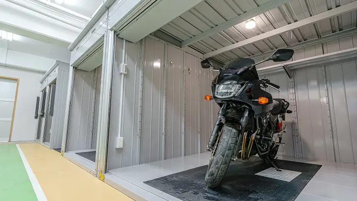 バイクガレージの施設イメージ